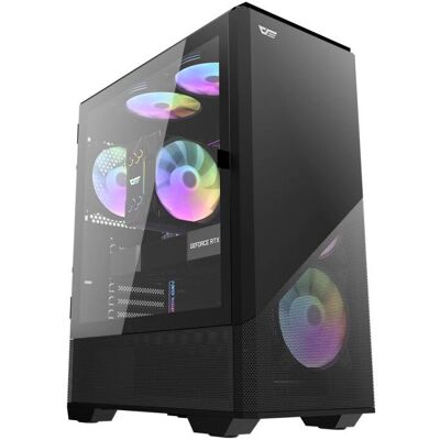 Darkflash DLC31 Gabinete de PC Compacto - Suporta ATX, M-ATX, ITX Darkflash DLC31 Gabinete de PC Compacto - Suporta ATX, M-ATX, ITX