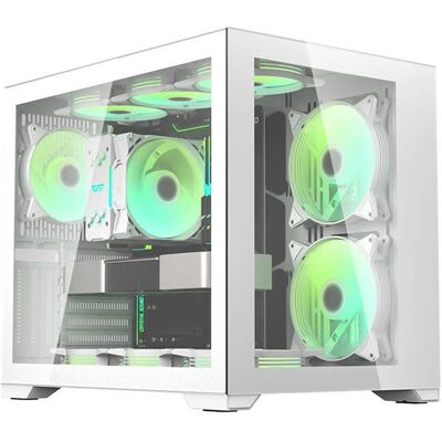 Gabinete de PC Darkflash C305 ATX - RGB, 9 Ventoinhas, Refrigeração líquida Gabinete de PC Darkflash C305 ATX - RGB, 9 Ventoinhas, Refrigeração líquida