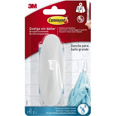 3M - Wasserfester ovaler Command-Haken 2,3 kg 3M - Wasserfester ovaler Command-Haken 2,3 kg