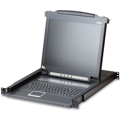 Interruttore KVM ATEN CL1000M-ATA-EE Montaggio rack - Nero Interruttore KVM ATEN CL1000M-ATA-EE Montaggio rack - Nero