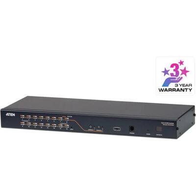 Commutateur KVM ATEN KH2516A-AX-G 16 ports - Multi-Interface, Montage en Rack Commutateur KVM ATEN KH2516A-AX-G 16 ports - Multi-Interface, Montage en Rack