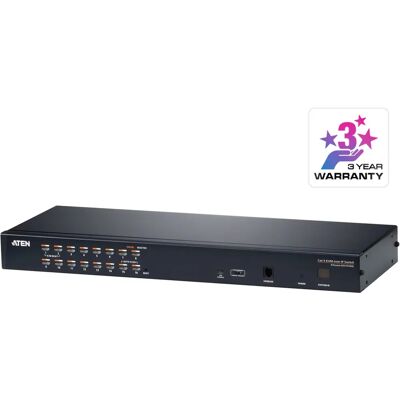 Interrupteur KVM de Rack ATEN KH1516Ai 16 Ports - Haute Densité Interrupteur KVM de Rack ATEN KH1516Ai 16 Ports - Haute Densité