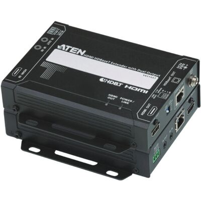 Aten VE814A HDMI Extender - Dual Display - 4K - HDMI Aten VE814A HDMI Extender - Dual Display - 4K - HDMI