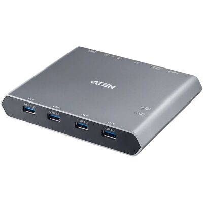 ATEN US3311 4K USB-C KVM Switch - Silver ATEN US3311 4K USB-C KVM Switch - Silver