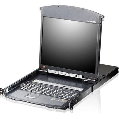 ATEN KL1516AiM Rack-Konsole - 17" Schwarz - KVM-Switch ATEN KL1516AiM Rack-Konsole - 17" Schwarz - KVM-Switch