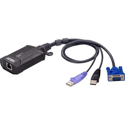 ATEN CN800-AT USB KVM Switch - Black/Purple ATEN CN800-AT USB KVM Switch - Black/Purple