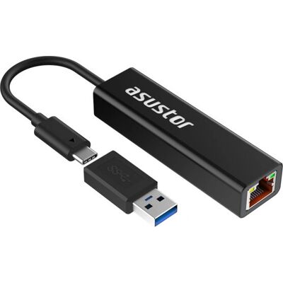 Adaptateur Réseau Asustor U2.5G2 - Ethernet 2.5Gbps - USB-C - Publicité Adaptateur Réseau Asustor U2.5G2 - Ethernet 2.5Gbps - USB-C - Publicité