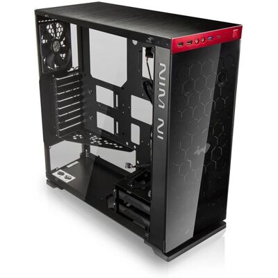 Caja PC In Win 805C Midi Torre Negro Rojo Caja PC In Win 805C Midi Torre Negro Rojo