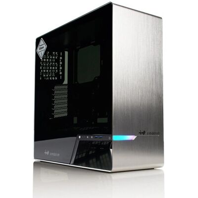 Boîtier PC In Win 905 Midi Tower Argent avec Verre Trempé et ARGB - Publicité Boîtier PC In Win 905 Midi Tower Argent avec Verre Trempé et ARGB - Publicité