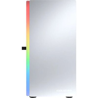 Boîtier PC Purity RGB Blanc COUGAR - Mini-ITX, mATX, Éclairage RGB - Publicité Boîtier PC Purity RGB Blanc COUGAR - Mini-ITX, mATX, Éclairage RGB - Publicité