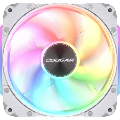 Cougar CF-ARW12HW-RGB Module ventilateur - Grand débit, Blanc, éclairage ARGB Cougar CF-ARW12HW-RGB Module ventilateur - Grand débit, Blanc, éclairage ARGB