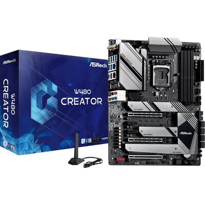 Placa base Asrock W480 CREATOR - Wi-Fi 6, Intel W480, LGA 1200 Placa base Asrock W480 CREATOR - Wi-Fi 6, Intel W480, LGA 1200