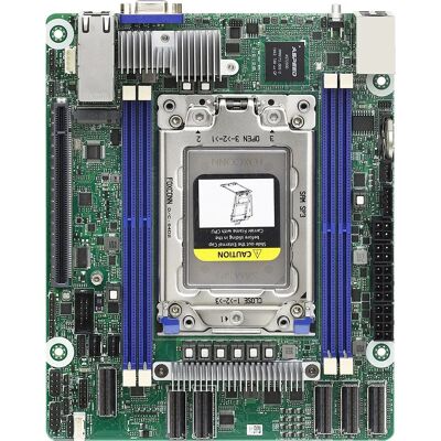 ASRock Romed4id-2T Huvudkort - Socket SP3 - Mini ITX - Stöder AMD EPYC ASRock Romed4id-2T Huvudkort - Socket SP3 - Mini ITX - Stöder AMD EPYC