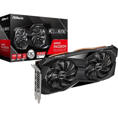 ASRock Radeon RX 6700 XT Challenger D 12GB OC - Grafikkarte ASRock Radeon RX 6700 XT Challenger D 12GB OC - Grafikkarte