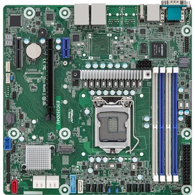 ASRock E3C252D4U Moderkort - Intel C252, Micro ATX, LGA 1200 ASRock E3C252D4U Moderkort - Intel C252, Micro ATX, LGA 1200