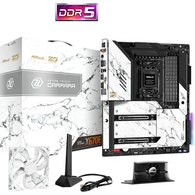 Asrock X670E Taichi Carrara AMD X670 Zócalo AM5 Placa Base Extendida ATX Asrock X670E Taichi Carrara AMD X670 Zócalo AM5 Placa Base Extendida ATX