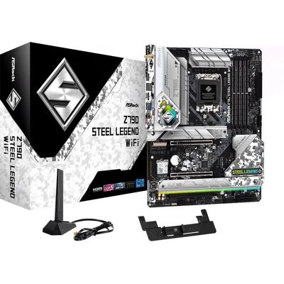 Asrock Z790 Steel Legend WiFi - Placa base para CPUs Intel LGA1700 Asrock Z790 Steel Legend WiFi - Placa base para CPUs Intel LGA1700