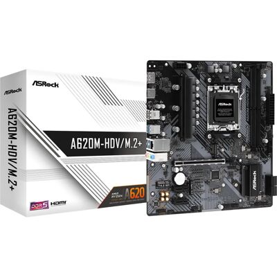 ASRock A620M-HDV/M.2+ Alaplap - AMD AM5 - MicroATX ASRock A620M-HDV/M.2+ Alaplap - AMD AM5 - MicroATX