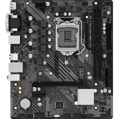 Scheda madre ASRock H510M-HDV/M.2 SE - Micro ATX - Intel Scheda madre ASRock H510M-HDV/M.2 SE - Micro ATX - Intel