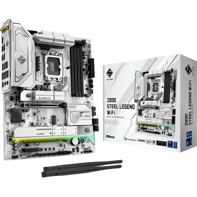 Carte mère ASRock Z890 Steel Legend WiFi - DDR5, LGA1851, WiFi 7 Carte mère ASRock Z890 Steel Legend WiFi - DDR5, LGA1851, WiFi 7