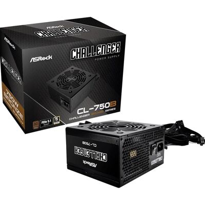 Asrock Challenger 750W Bronze Virtalähde - Power Supply Asrock Challenger 750W Bronze Virtalähde - Power Supply