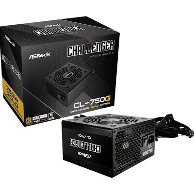 ASRock Virtalähde Pg-750G 750W 80Plus Gold Täysin Modulaarinen ASRock Virtalähde Pg-750G 750W 80Plus Gold Täysin Modulaarinen