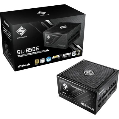 Asrock SL-850G Steel Legend Netzteil 850W - Power Supply Unit Asrock SL-850G Steel Legend Netzteil 850W - Power Supply Unit