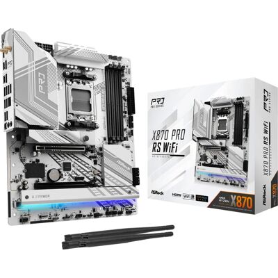 Placa-mãe ASRock X870 Pro RS WiFi - AMD AM5 - DDR5 - ATX Placa-mãe ASRock X870 Pro RS WiFi - AMD AM5 - DDR5 - ATX