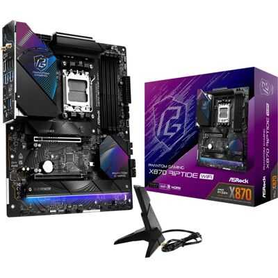 Asrock X870 Riptide WiFi AMD X870 Socket AM5 ATX - Placa-mãe Asrock X870 Riptide WiFi AMD X870 Socket AM5 ATX - Placa-mãe