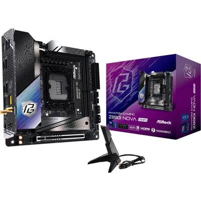 Placa base ASRock Z890I Nova WiFi - DDR5, PCIe 5.0, Wi-Fi 7 Placa base ASRock Z890I Nova WiFi - DDR5, PCIe 5.0, Wi-Fi 7