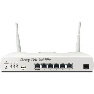 DrayTek Vigor 2865Vac Dual-Band WLAN Router - VDSL2/ADSL2+ DrayTek Vigor 2865Vac Dual-Band WLAN Router - VDSL2/ADSL2+