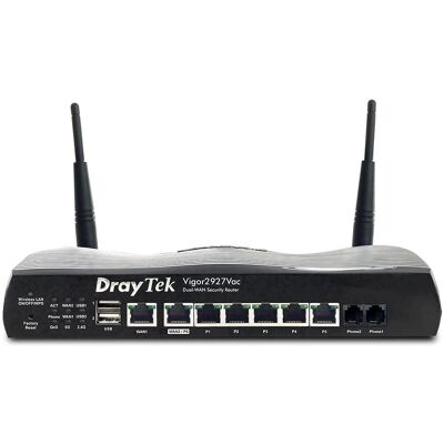 Draytek Vigor2927ac Router WLAN Gigabit - Dual-Band - Schwarz Draytek Vigor2927ac Router WLAN Gigabit - Dual-Band - Schwarz