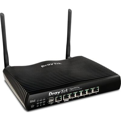 Draytek Vigor 2927ax - Draadloze Router - Dual Band - 6 Poorten - GigE - Wi-Fi 6 Draytek Vigor 2927ax - Draadloze Router - Dual Band - 6 Poorten - GigE - Wi-Fi 6