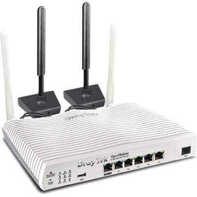 DrayTek Vigor 2866L - Dualband WLAN Router in Weiß DrayTek Vigor 2866L - Dualband WLAN Router in Weiß