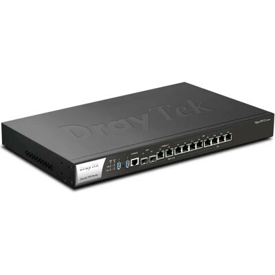 DrayTek - Vigor 3912 - 8x RJ-45 WAN - 2x 10G SFP+ - Router DrayTek - Vigor 3912 - 8x RJ-45 WAN - 2x 10G SFP+ - Router