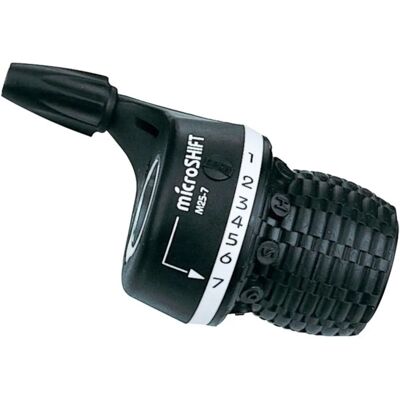 microSHIFT MS25-7R Dérailleur - Noir - 7 vitesses MTB - Publicité microSHIFT MS25-7R Dérailleur - Noir - 7 vitesses MTB - Publicité