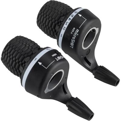 microSHIFT MS25-6R Dérailleur 6 vitesses - Noir - Droit - VTT - Publicité microSHIFT MS25-6R Dérailleur 6 vitesses - Noir - Droit - VTT - Publicité