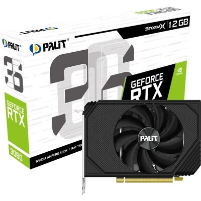 Palit GeForce RTX 3060 StormX - Carte graphique - 12GB GDDR6 - PCIe 4.0 - Publicité Palit GeForce RTX 3060 StormX - Carte graphique - 12GB GDDR6 - PCIe 4.0 - Publicité