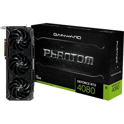 Gainward GeForce RTX 4080 Phantom 16GB GDDR6X - Magas teljesítményű grafikus kártya Gainward GeForce RTX 4080 Phantom 16GB GDDR6X - Magas teljesítményű grafikus kártya