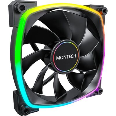 Montech RX140 PWM Sort 140mm PC-vifte Montech RX140 PWM Sort 140mm PC-vifte