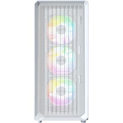 Montech X5 White Mid Tower PC Case - ARGB Fans, Tempered Glass Montech X5 White Mid Tower PC Case - ARGB Fans, Tempered Glass