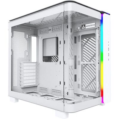Montech KING 95 White Midi Tower PC Case - Supports ATX, RGB Montech KING 95 White Midi Tower PC Case - Supports ATX, RGB