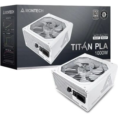 Montech Titan PLA 1000W - Alimentatore modulare - 80 Plus Platino Montech Titan PLA 1000W - Alimentatore modulare - 80 Plus Platino
