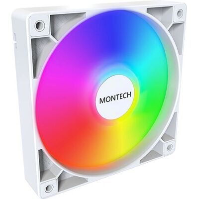 Montech GF120 PWM 12cm Fehér Számítógép házventilátor modul - Számítógép házventilátor modul Montech GF120 PWM 12cm Fehér Számítógép házventilátor modul - Számítógép házventilátor modul
