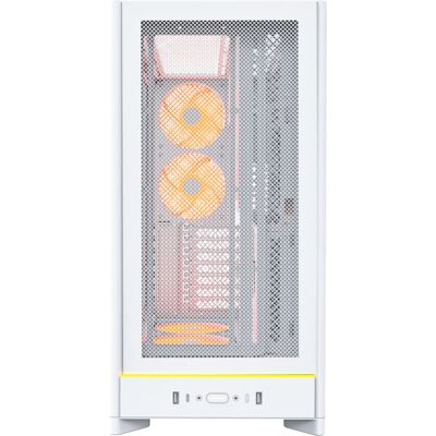 Montech HS01 PRO Midi Tower - Fehér - Légáramlat & ARGB Ventilátorok Montech HS01 PRO Midi Tower - Fehér - Légáramlat & ARGB Ventilátorok