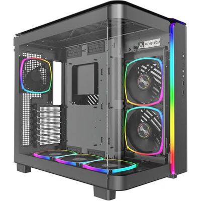 Montech King 95 PRO Midi Torony - Fekete - Számítógép ház Montech King 95 PRO Midi Torony - Fekete - Számítógép ház