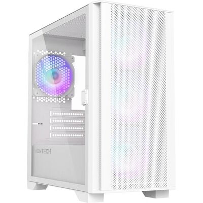 Montech Air 100 ARGB Mini Tower Fehér - PC ház Montech Air 100 ARGB Mini Tower Fehér - PC ház