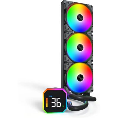 Montech HyperFlow Digital 360 - Egyszerűen összesített folyadékhűtő CPU-hoz Montech HyperFlow Digital 360 - Egyszerűen összesített folyadékhűtő CPU-hoz