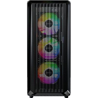 Montech X5 Fekete ATX Midi Tower 4 ARGB Ventilátorral Montech X5 Fekete ATX Midi Tower 4 ARGB Ventilátorral