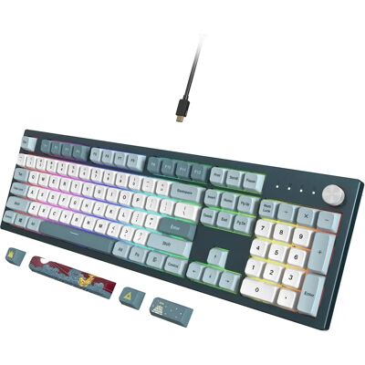 Herní klávesnice Montech MKey Freedom - Gateron G Pro 2.0 Hnědé - US Herní klávesnice Montech MKey Freedom - Gateron G Pro 2.0 Hnědé - US